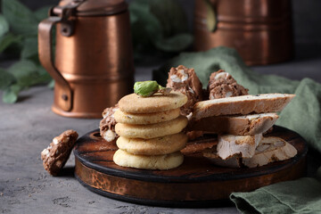 traditional Italian cookies for dessert and treats