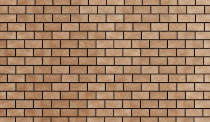 Bricklaying. Background of evenly laid bricks. Template for text and design.