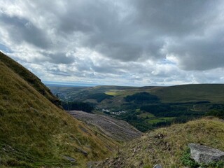 Nant-y-moel from the Bwlch