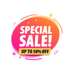 Special Sale Up To 50% Off Shopping Label