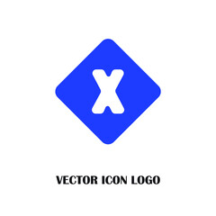 Fototapeta premium Letter X logo icon design template elements