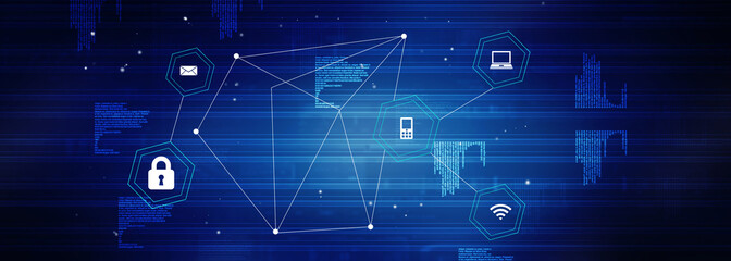 Digital Abstract technology background,2d illustration
