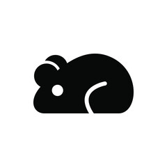 Hamster icon vector graphic