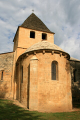 Fototapeta na wymiar saint-caprais church in carsac-aillac (france)