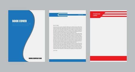 Three style business letter or cover letter design