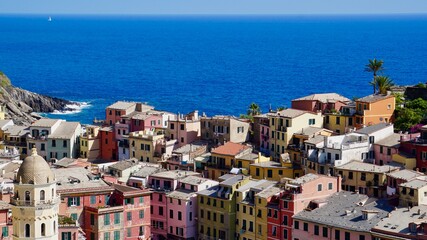village and sea in italy cinque terre