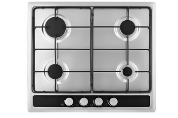 Stove with clipping path on white background