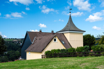 Fototapeta na wymiar Glockenturm in Sankt Andreasberg