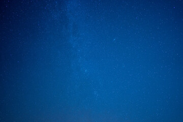 cielo estrellado azul vista en hemisferio norte