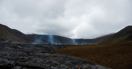 landscape with clouds