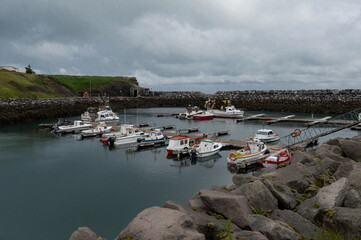 boats in the harbour
