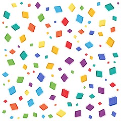 Colorful geometric cubes background. Abstract pattern background. Shapes pattern. Colorful wrapping paper.