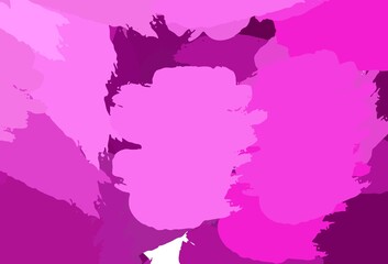 Light Pink vector texture with abstract forms.