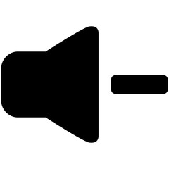 illustration vector icon of sound