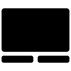 illustration vector icon of touchpad