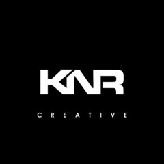 KNR Letter Initial Logo Design Template Vector Illustration