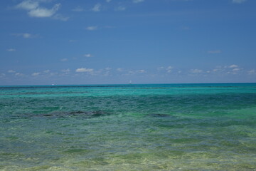Fototapeta na wymiar Scenic view on the turquois Atlantic Ocean, Bermuda 