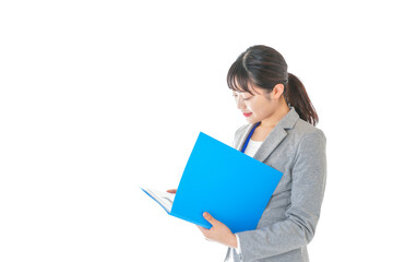 書類を持つビジネスウーマン