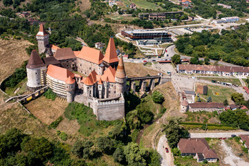The Hunedoara Castle in Romania	
