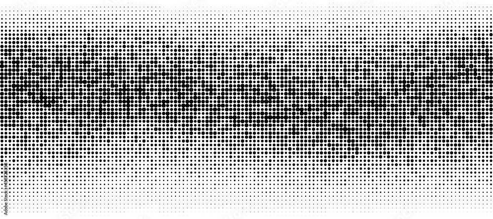 Poster abstract vector halftone background. pattern design elements with black and white gradient.