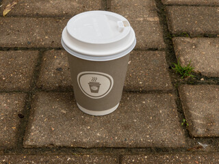 coffee cup on the street