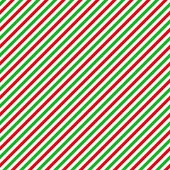 Obraz premium Red and green seamless pattern with peppermint colors - funny hand drawn doodle, seamless pattern. Lettering poster or t-shirt textile graphic design. wallpaper, wrapping paper, background.