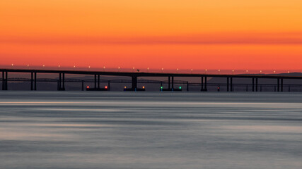 pier at sunset