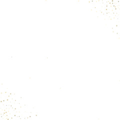 Gold Glitter Stars. Luxury Shiny Confetti.