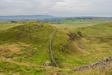 Fototapeta na wymiar Once Brewed on Hadrian's Wall Walk in Northumberland