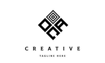 OAC rectangle three latter logo vector