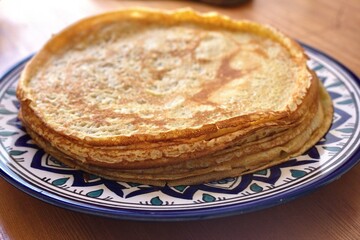 French crêpes suzette 