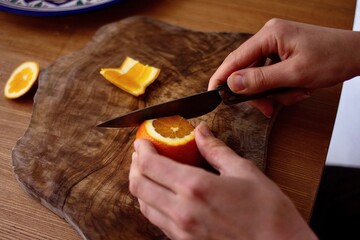 French crêpes suzette 