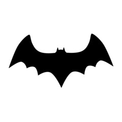 Halloween bat Black silhouette