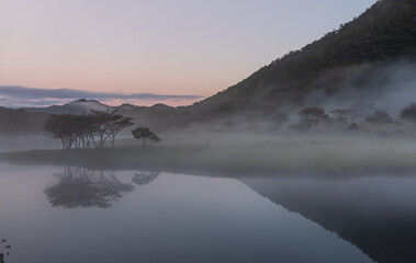 初秋の赤城山覚満渕