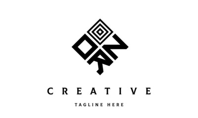 OZR rectangle three latter logo vector