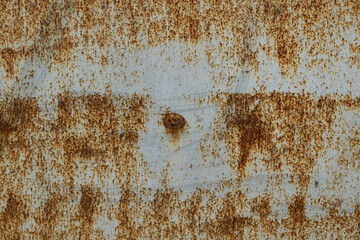 Background of rusty sheet metal