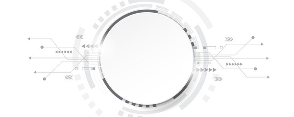 Abstract technology background, Illustration, Hi-tech communication concept innovation background, science and technology digital background