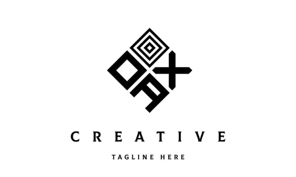 OXA rectangle three latter logo vector