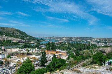 Fototapeta na wymiar panoramic view of the city of Sevastopol. Crimea