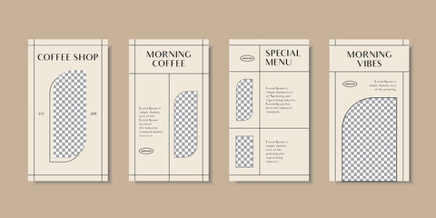 Editable modern social media story template. Discount Promo Template.. Social Media Banner. Minimalist post template