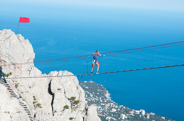 Obraz premium panoramic views from Mount Ai-Petri. Crimea