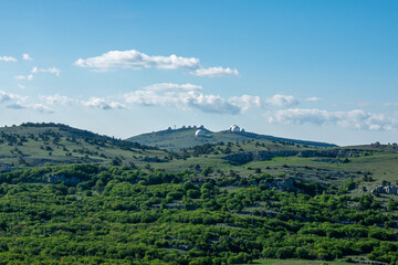 Fototapeta na wymiar panoramic views from Mount Ai-Petri. Crimea