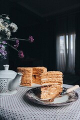 breakfast with coffee