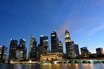 Fototapeta na wymiar Urban Landscape Singapore, City Skyline, cityscape