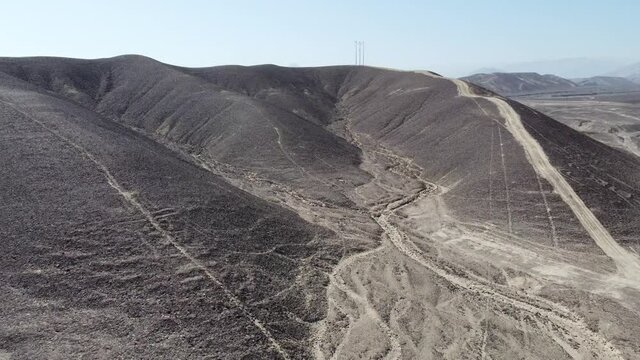 Video shoot with drone in Nazca, Peru