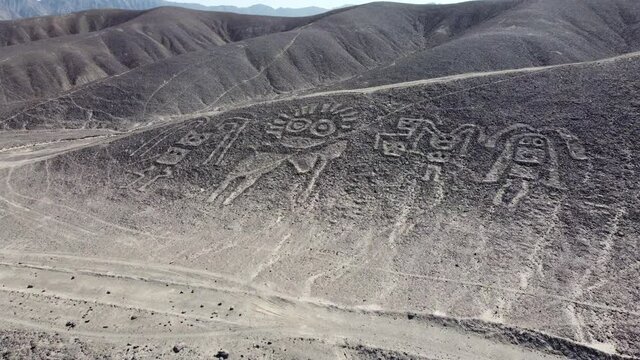 Video shoot with drone in Nazca, Peru