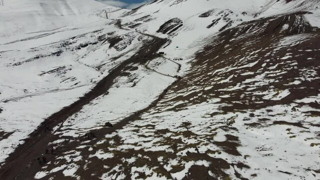 Video shoot with drone in Peru