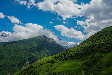 Alagir Gorge in North Ossetia, Russia