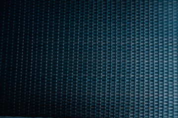 Black wicker plastic table mat