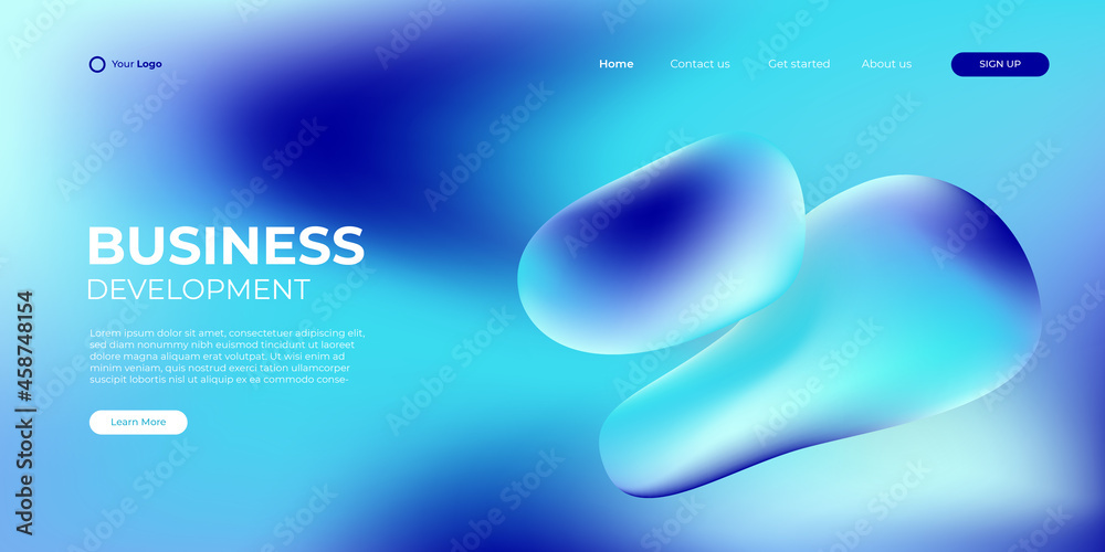 Poster 3d modern abstract presentation background. elegant minimal background. abstract decoration, geometr